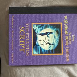 The Nightmare Before Christmas Book