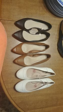 3 pair pumps size 7.5.