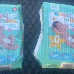 36 Count Angel Of Mine Dry And Gentle Diapers
