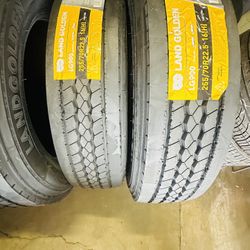 255/70/22.5 16-ply BRAND NEW LANDGOLDEN ALL-POSITION TIRES 🛞- WE FINANCE 