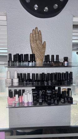Clear Storage Shelves / Nail Artist Supplies
