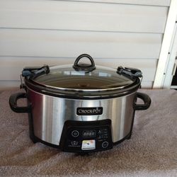 Crock-Pot SCCPCTS605-S Cook Travel Serve 6-Quart Programmable Slow Cooker