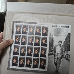 James Dean 1931 To 1955 Legends Of Hollywood Stamps Full Sheet