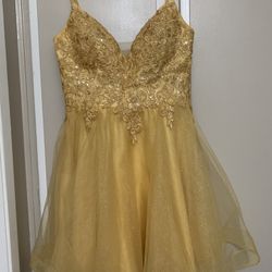 Gold Dress