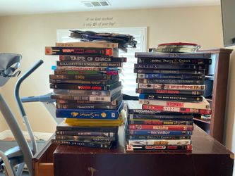 Stack of DVD’s and a couple Blu-ray’s
