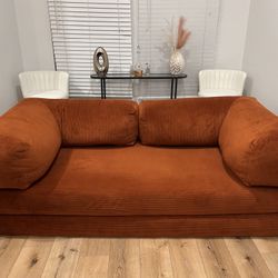 Modular Corduroy Lounge Couch – Washable Covers