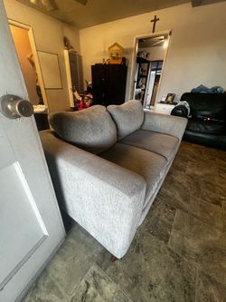 Grey couches