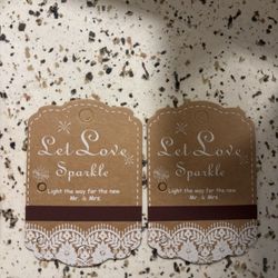 Wedding Sparkler Tags