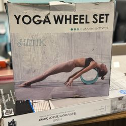 Yoga Wheel Set 3 Pack Back Roller for Muscle Relaxation & Stretches CHOOSE COLOR