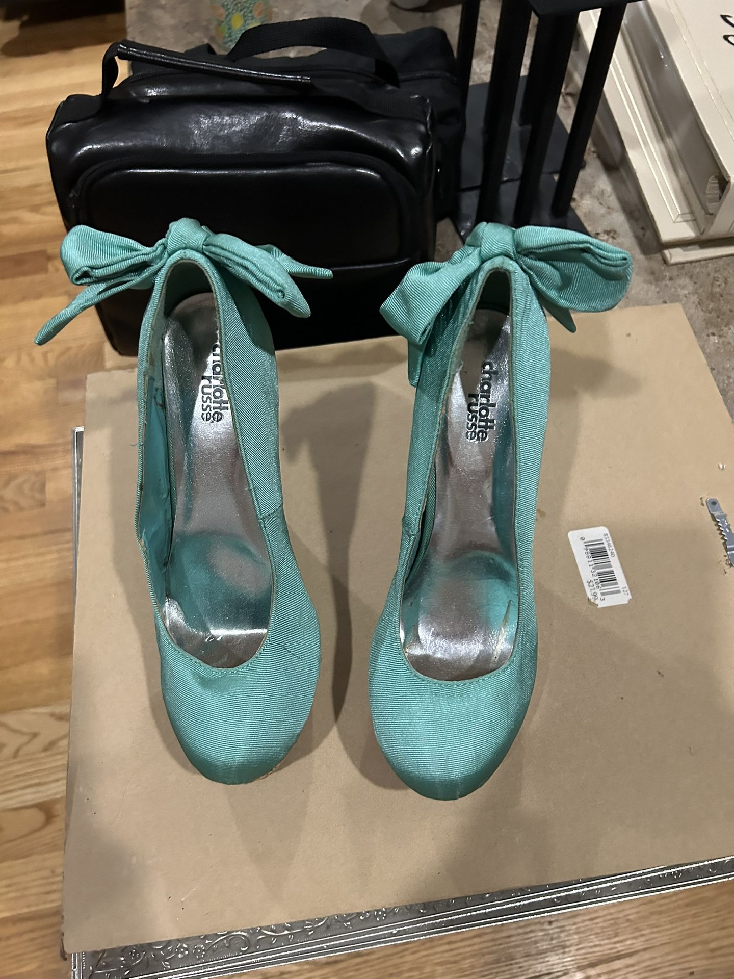 Teal High Shoe 