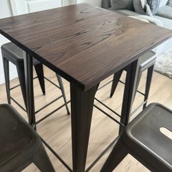 High Top Table With 4 Chairs