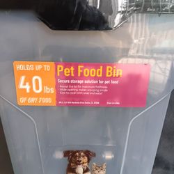 Dog Food Bin 