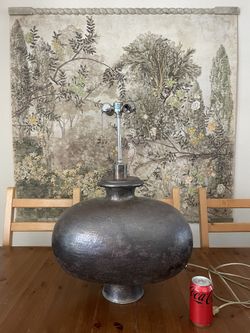 Hammered Bronze Designer Lamp
