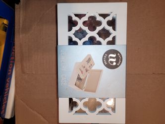 Wood Jewelry Box... White Jewelry Box.  Jewelry Case