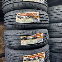 SET OF FOUR NEW TIRES 205/60/15 ARROYO ECO PRO A/S, INCLUDING MOUNT AND BALANCE, ASK ME FOR ANY SIZE OR BRAND 