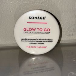 SONÄGE Glow To Go Glycolic Acid Peel Pads 30 ct