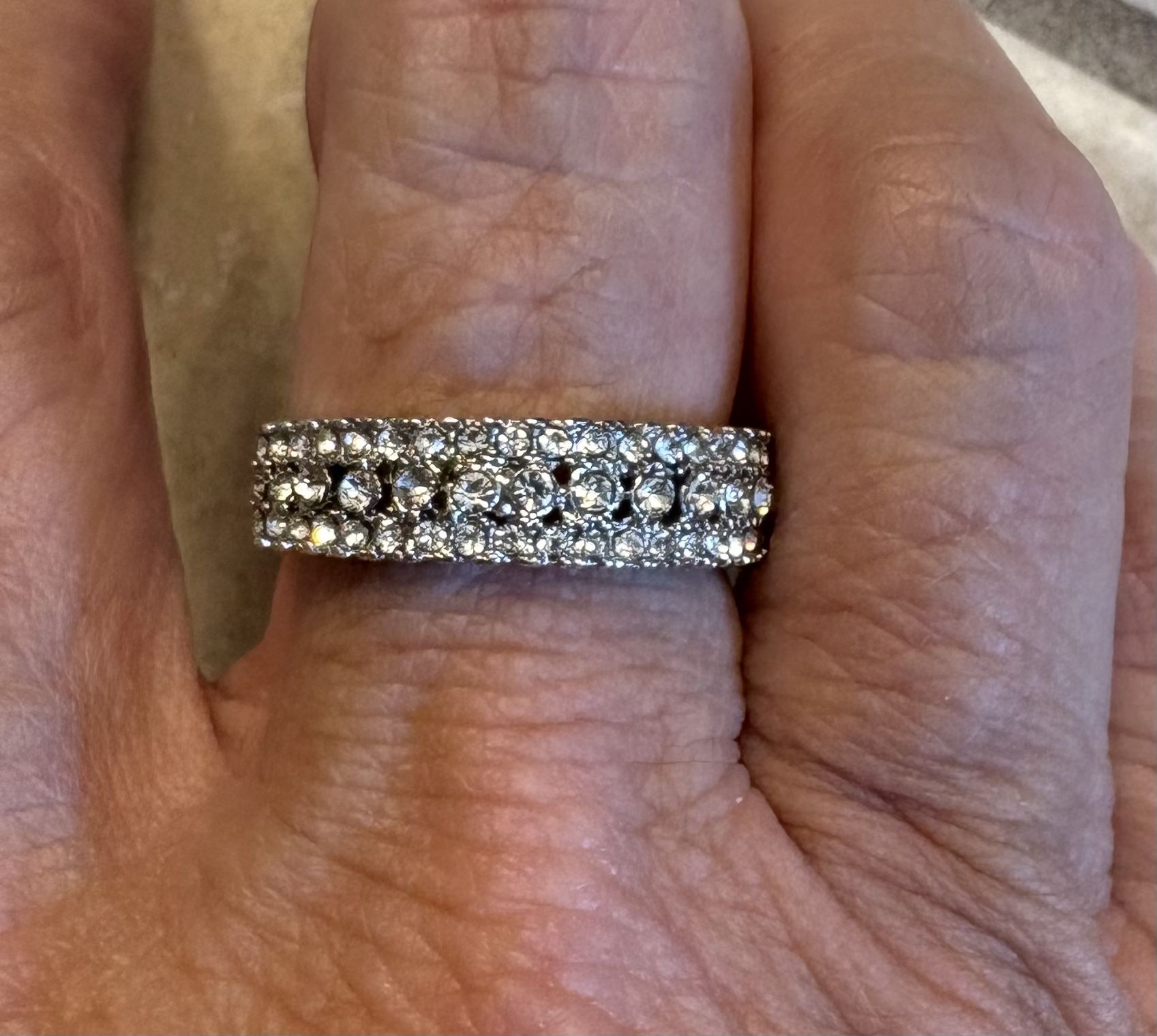 New CZ Sterling silver size 9