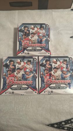 Bowman baseball mega box's