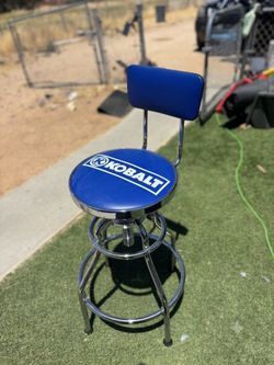 Blue Kobalt Stool