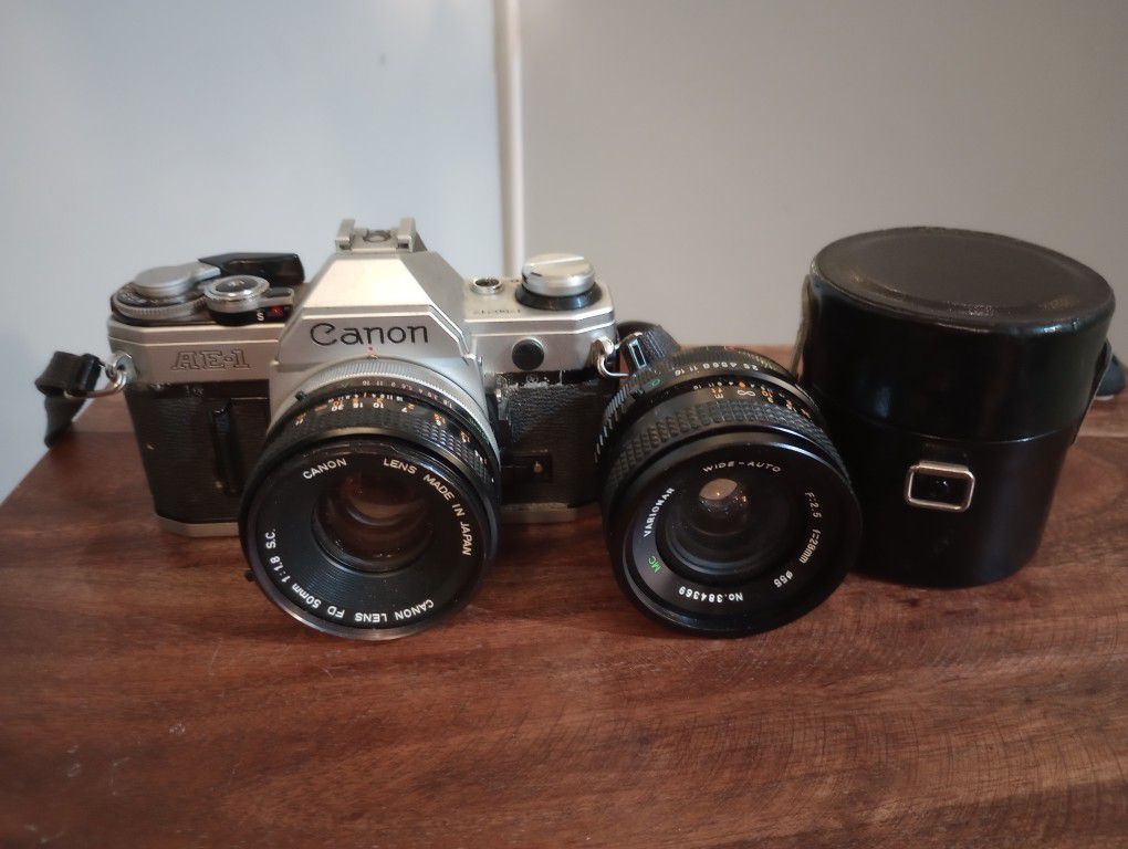 Canon AE-1 35mm Film Camera w/ 50mm 1:1.8 Lens

