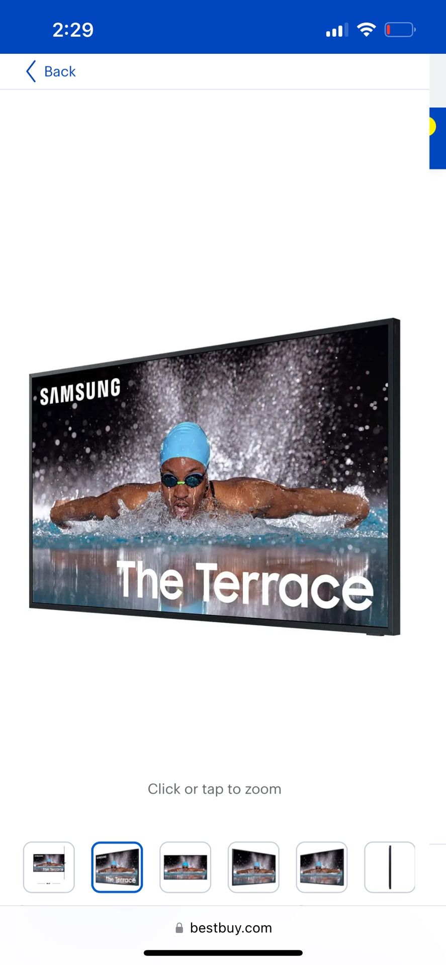 SAMSUNG 75" The Terrace 4K Smart TV