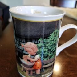 M. I. Hummel Fine Porcelain Collector Mug - Doll Bath - June 