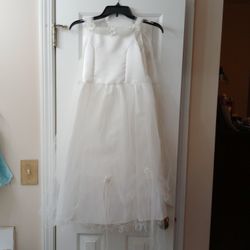 Girls White Dress