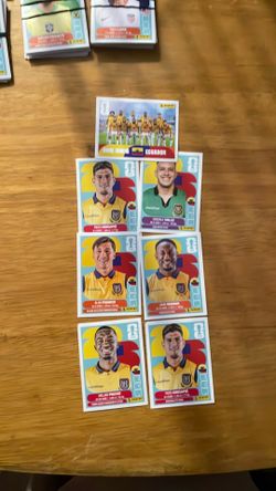 Ecuador panini sticker team