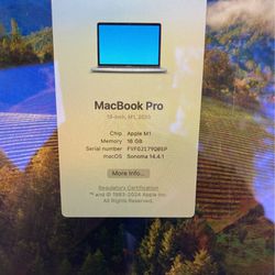 MacBook Pro M1, 16GB+2TB