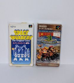 Super Famicom Space Invaders & Donkey Kong 3 Bundle