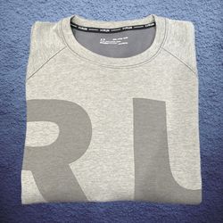 UNDER ARMOUR MEN’S UA PERFORMANCE FLEECE CREW NECK SWEATSHIRT SIZE 2XL HALO GREY
