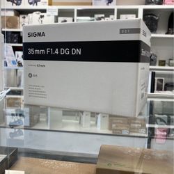 Sigma 35mm F1.4 For Sony E (Ends 11/17)