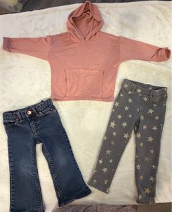 3pc Bundle/Lot of Toddler Girl Clothing - 2T