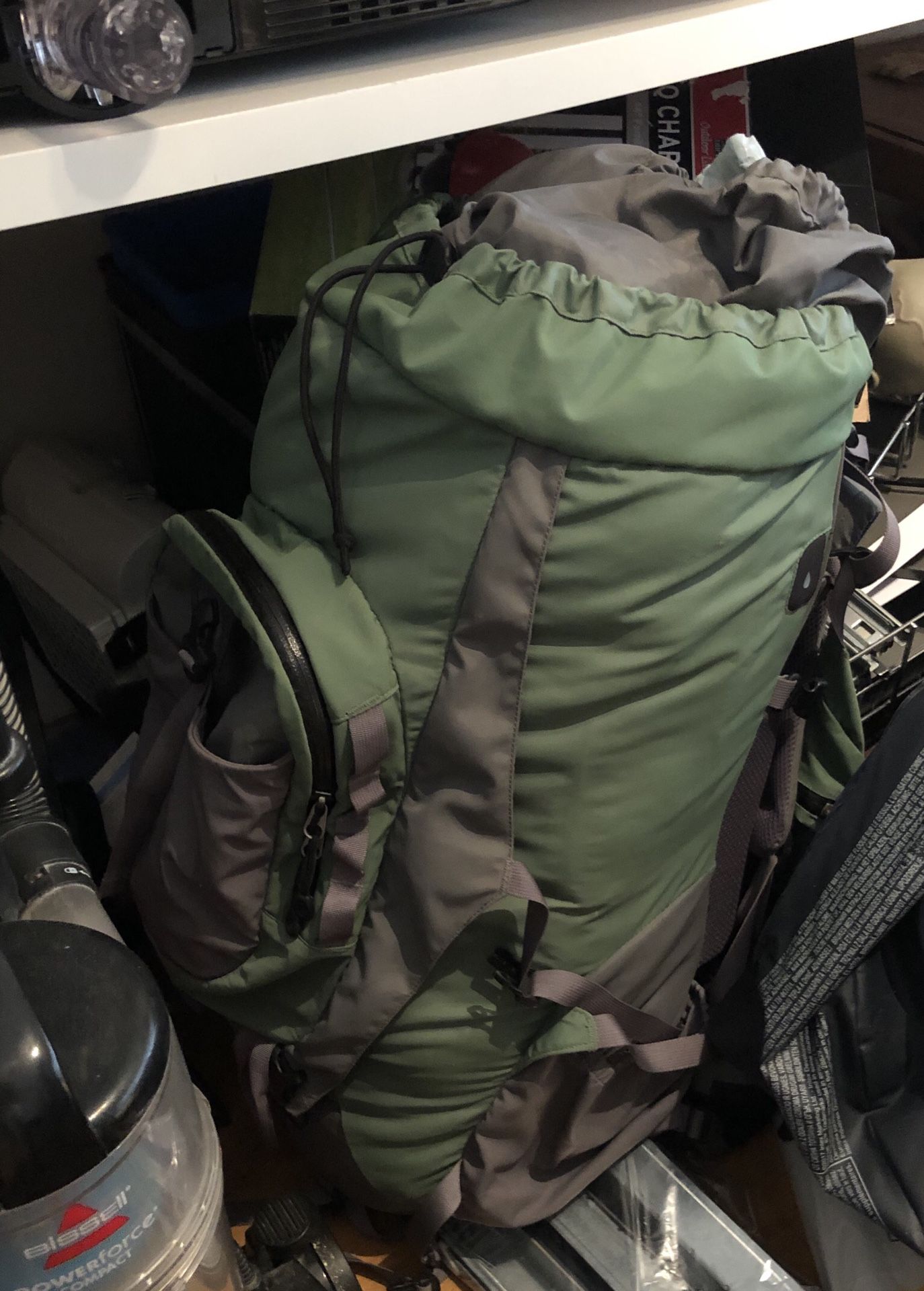 REI Venus 70 backpack and camping tent