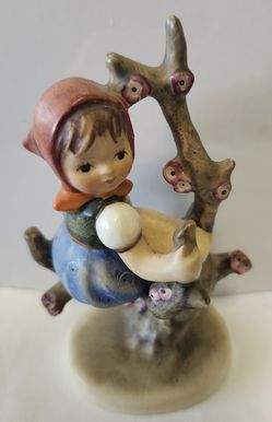 Vintage Hummel West Germany"Girl in Apple tree
