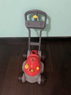 Lawn mower bubble maker