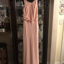 Long Peach 👗 Dress
