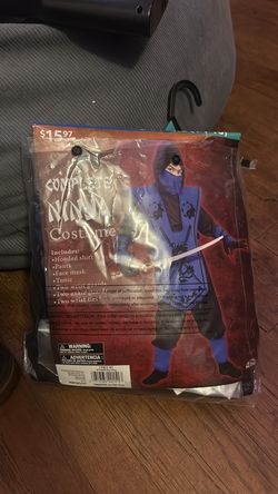 Xl boys ninja costume