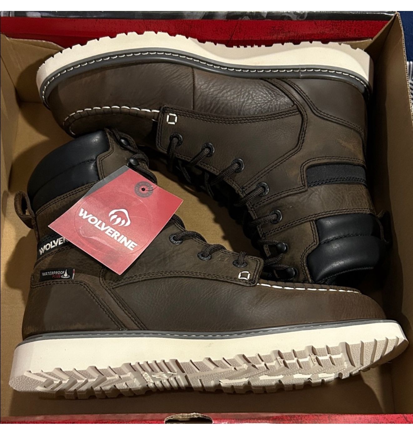 Wolverine Steel Toe Work Boots Size 9.5