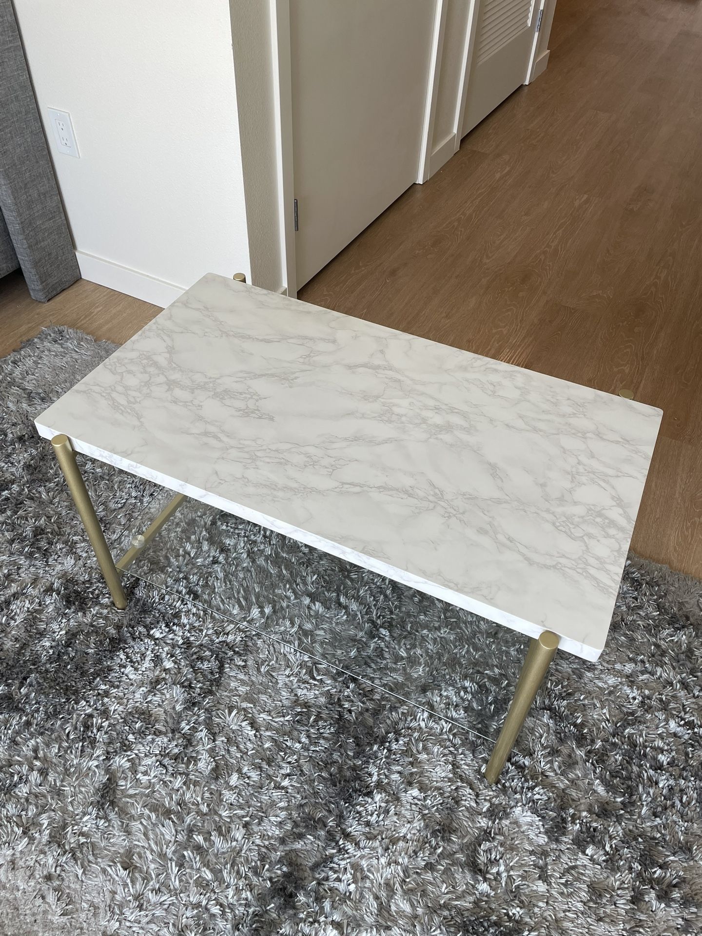 Faux Marble Coffee Table