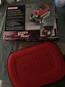 craftsman 4-in-1 level with laser trac - preowned see photos