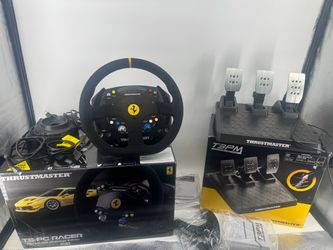 Thrustmaster TS-PC Racer 488 Challenge Edition and Thrustmaster T3PM Magnetic Pedals