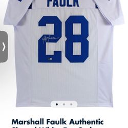 Signed Faulk Jersey- Authenticated 