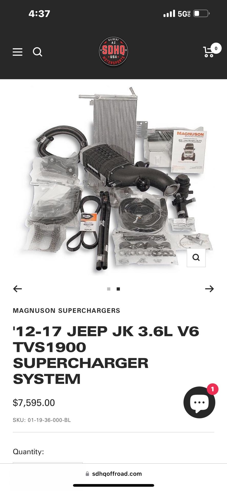 Magnuson Supercharger Kit
