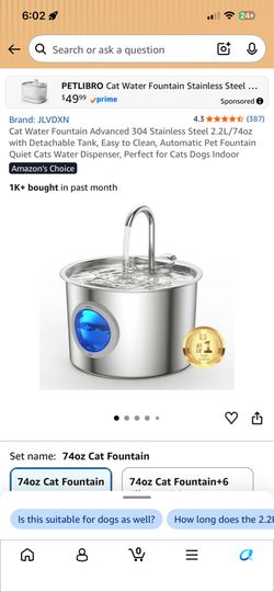 Pet water dispenser