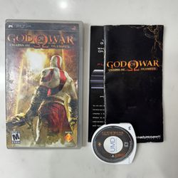 God of War Chains of Olympus Sony PSP Video GAME