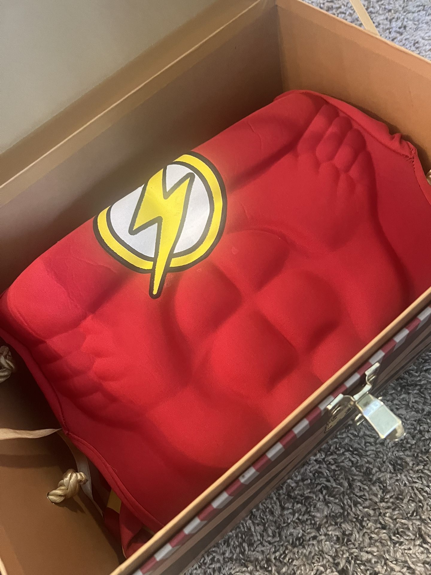 Flash Super Hero Costume 4-6