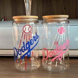 Los Angeles Dodger Glass Cups