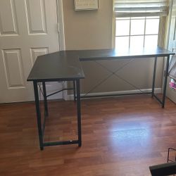 Black L Shaped Desk
