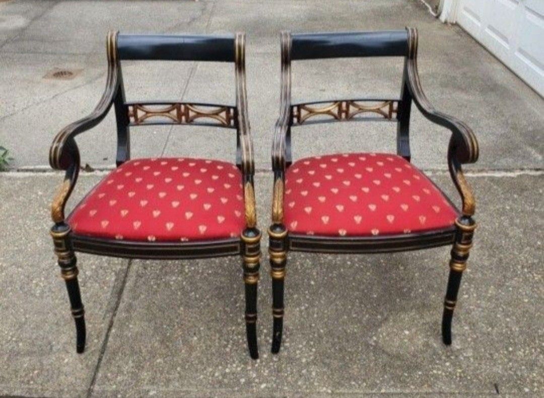 2 Maitland Smith Antique Chairs